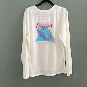 Chubbies T-Shirt Men's XL 90’s Weekend Has Arrived Long Sleeve Tee Pullover